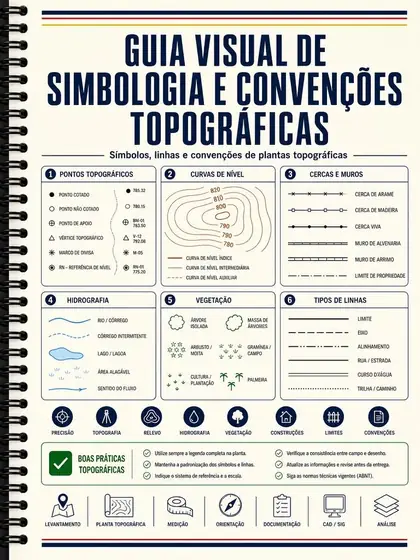 Guia Visual de Simbologia e Convenções Topográficas em PDF